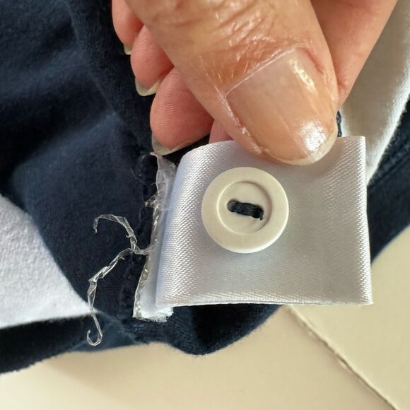 The Regal Ruby Navy Blue & White Striped Men Size XLT - Picture 12 of 13